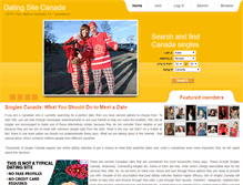 Tablet Screenshot of dating-site.ca